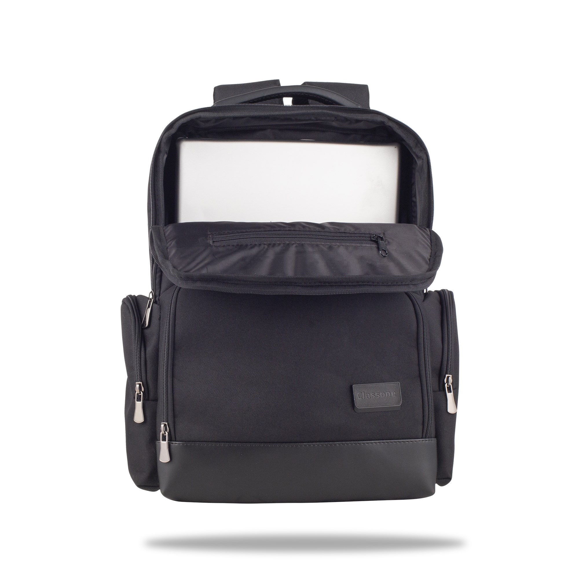 Classone BP-BS500 Business VIP B5 -Serisi 15.6 inch Uyumlu WTX Pro Su Geçirmez Kumaş Laptop Sırt Çantası -Siyah