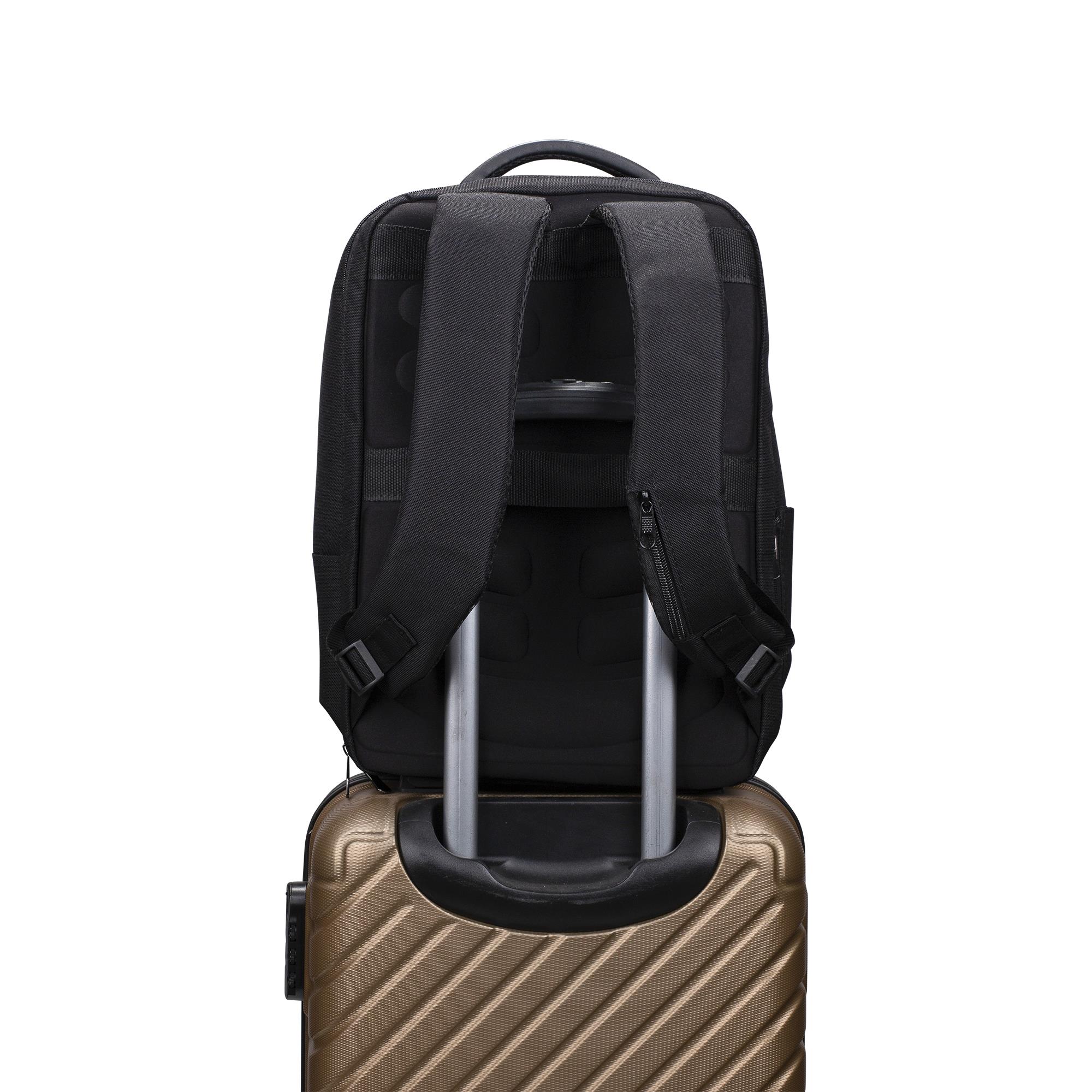 Classone BP-BS100  Business VIP B1 - Serisi 15.6 inch Uyumlu WTX Pro Su Geçirmez Kumaş Laptop Sırt Çantası -Siyah