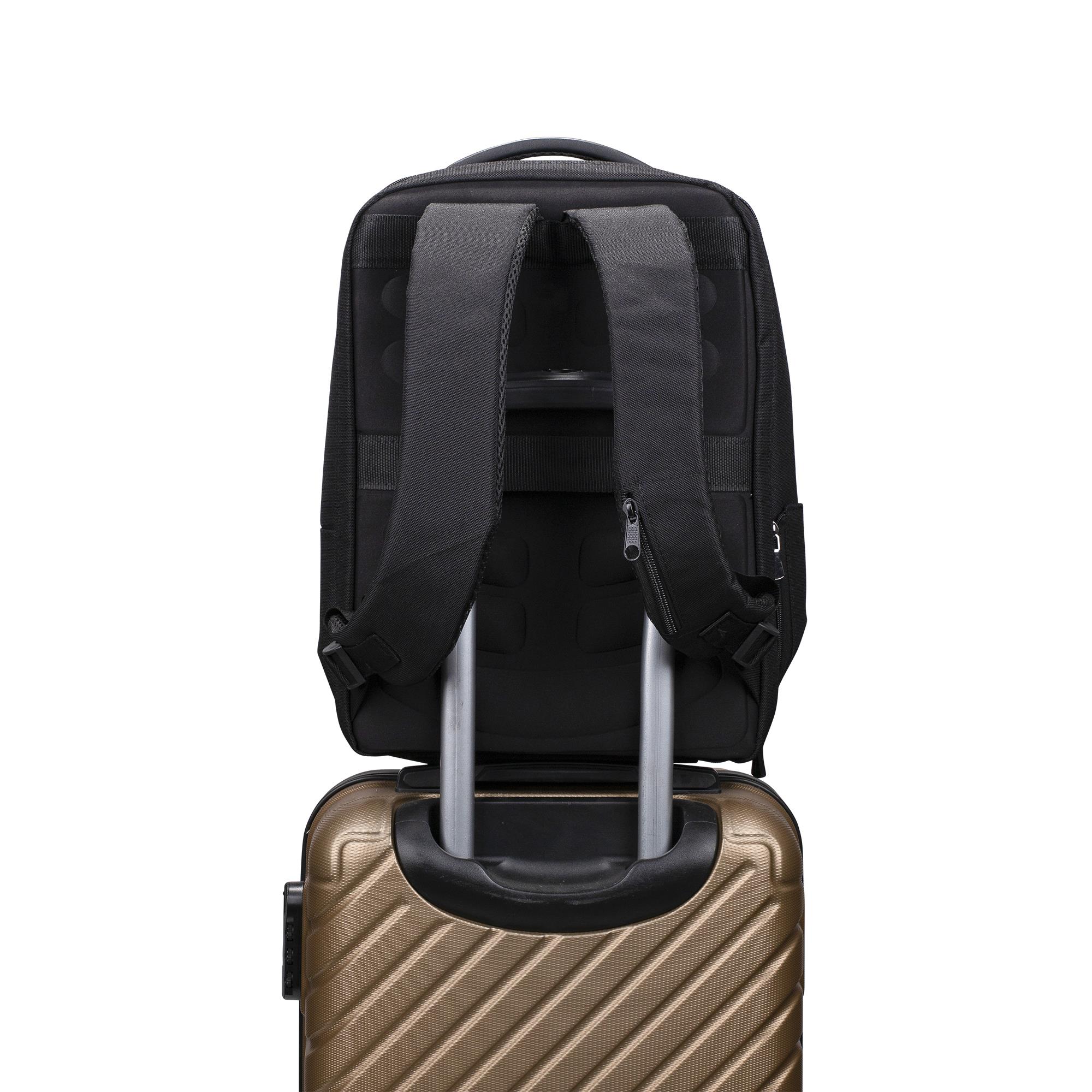 Classone BP-BS200 Business VIP B2 -Serisi 15.6 inch Uyumlu WTX Pro Su Geçirmez Kumaş Laptop Sırt Çantası -Siyah