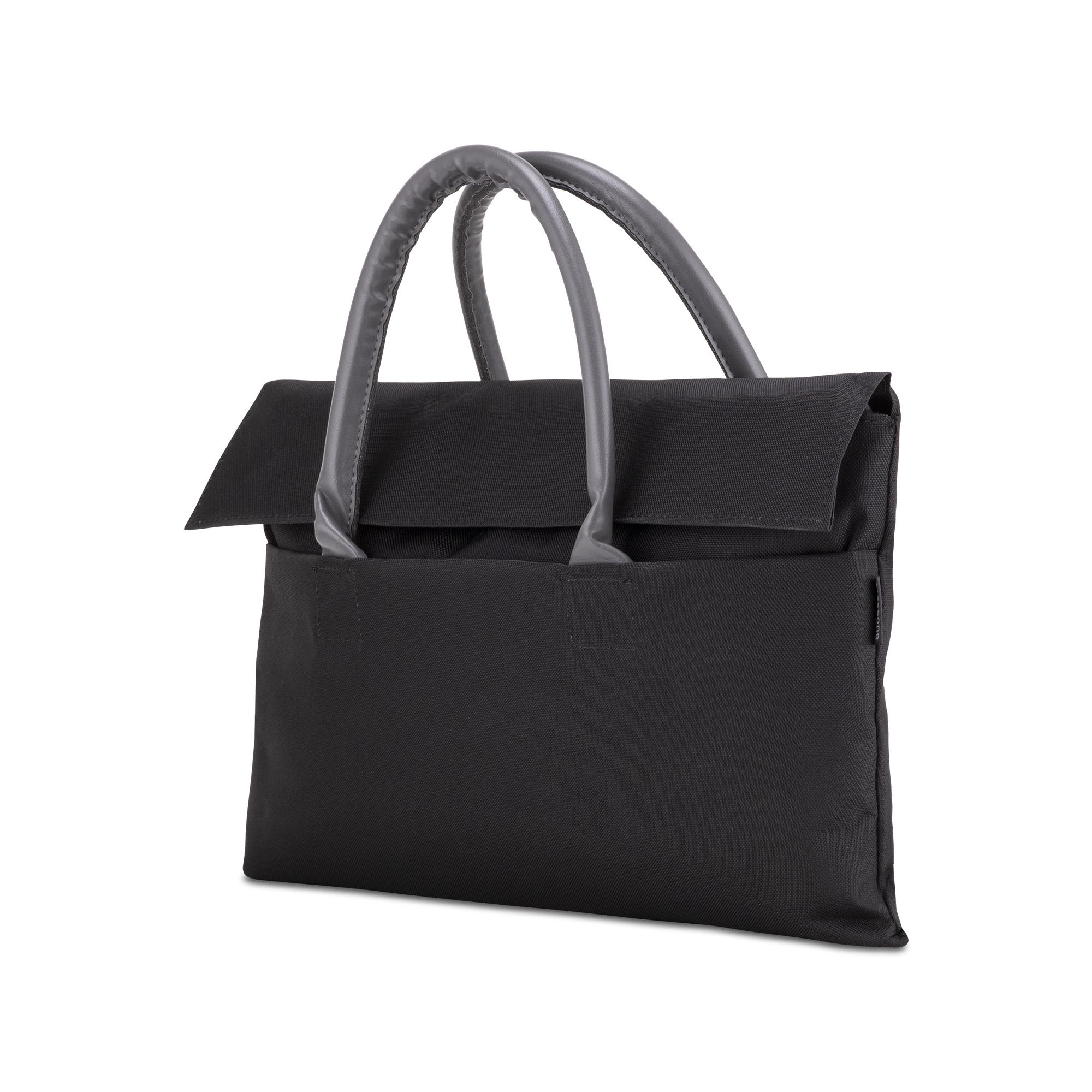 Classone BYN-EL000 WTXPro Su Geçirmez Kumaş 13-14 inch Bayan Laptop El Çantası- Tote Bag – Siyah