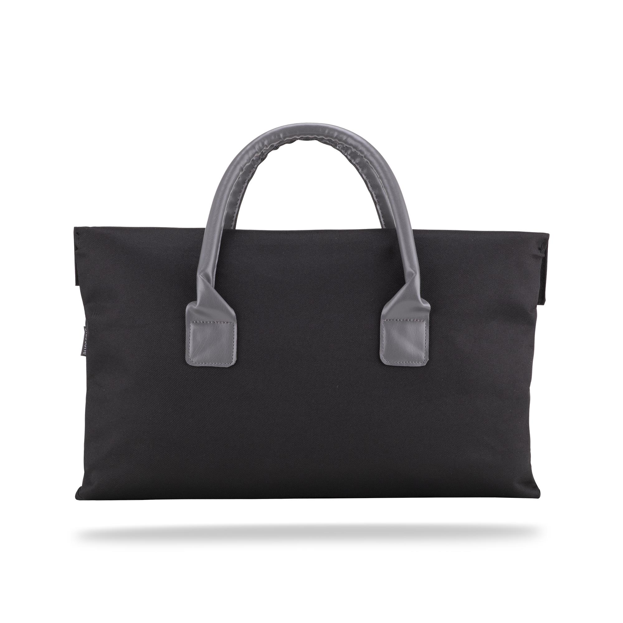Classone BYN-EL000 WTXPro Su Geçirmez Kumaş 13-14 inch Bayan Laptop El Çantası- Tote Bag – Siyah