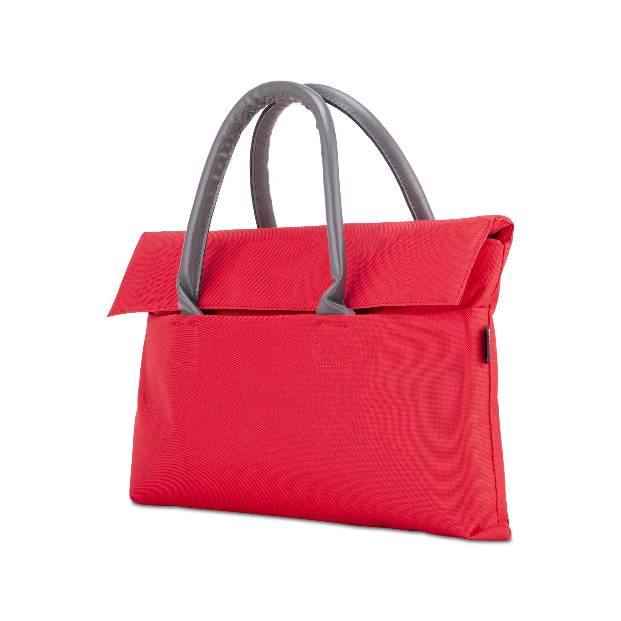 Classone BYN-EL002 WTXPro Su Geçirmez Kumaş 13-14 inch Bayan Laptop El Çantası- Tote Bag – Kırmızı
