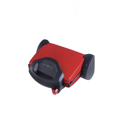 CFR CFR-45, SULTAN, ELEKTRİKLİ TOST MAKİNESİ, 2000W, Ayarlanabilir Isı Ayarı, Tesmostat, Yanmaz Yapışmaz Izgaralar. Kırmızı