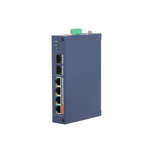 DAHUA CHS4206-4ET-60, 4 Port, Megabit, PoE 60W, 2 Port SFP, Cloud Yönetilebilir, Switch