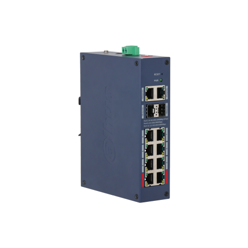 DAHUA CHS4212-8GT-110, 8 Port, Gigabit, PoE 110W, 2 Port Uplink, 2 Port SFP, Cloud Yönetilebilir, Switch
