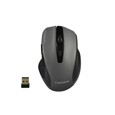 Classone%20WL600%20Serisi%20Kablosuz%20Mouse%201600%20DPI%20-Siyah/Gri%20(WL600)