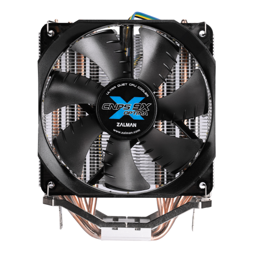 ZALMAN CNPS9X OPTIMA, 12cm Fan, CPU Kule Tipi Hava Soğutma, Beyaz Led, 4 adet Bakır Isı Borusu (AMD ve INTEL Tüm işlemciler ile uyumlu)