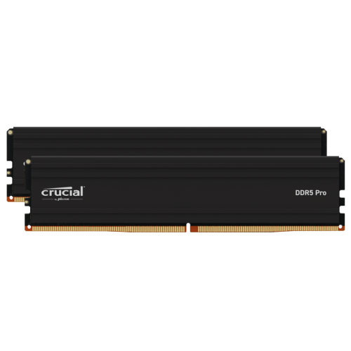 CRUCIAL CP2K16G56C46U5, 32Gb (2x16Gb), 5600Mhz, DDR5, 1.1V, CL46, PRO Serisi, Soğutuculu, Desktop RAM (By Micron)