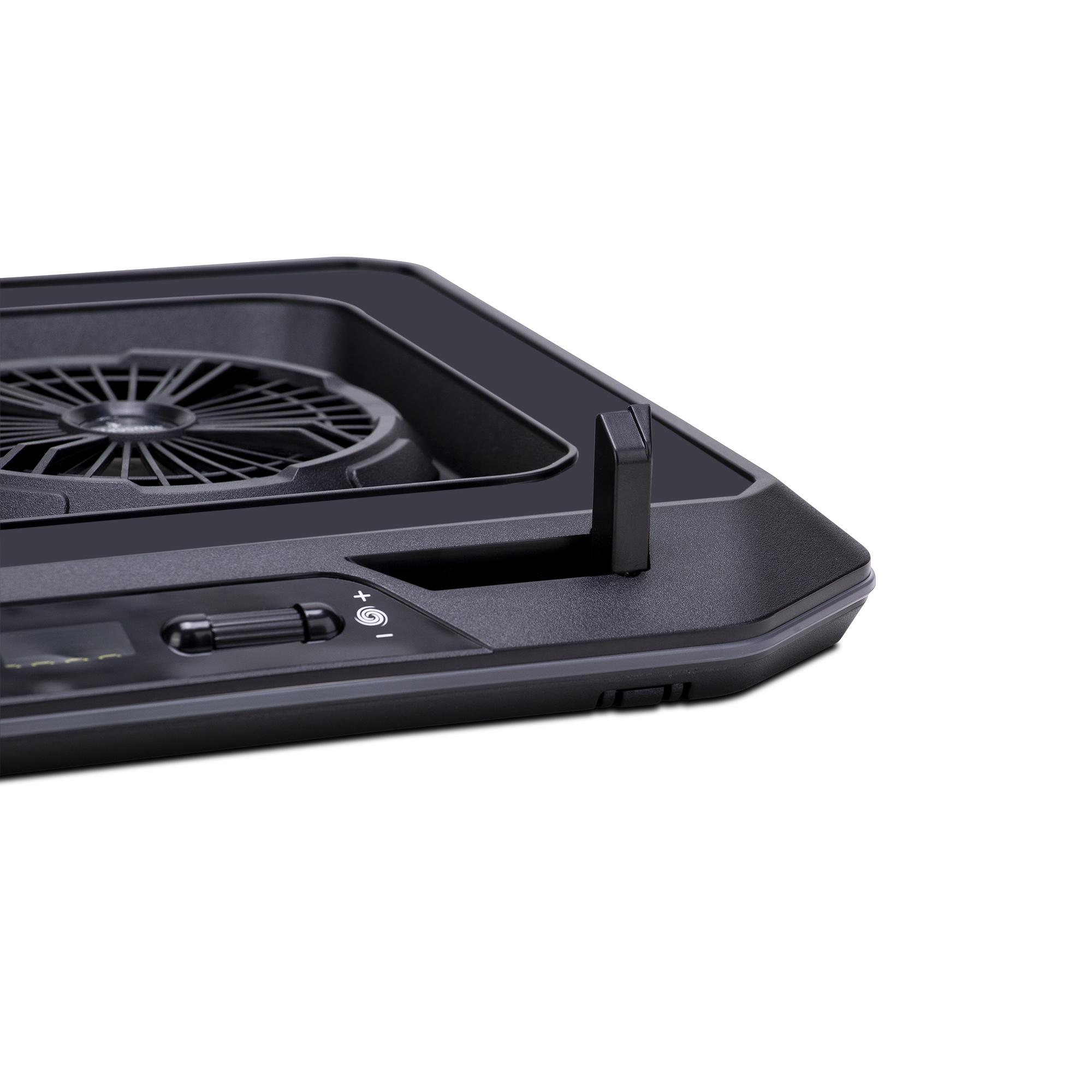 Outlet-Classone Gaming GT200 Laptop Soğutucu Notebook Stand,3000 RPM, 10 RGB ışık kontrolü , 15.6 -17 inch , Hız kontrolü , 2 Büyük fan ,Telefon standı, 1 TYPE C Usb, 1 Usb