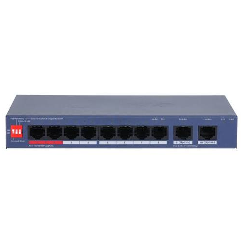 DAHUA CS4010-8ET2GT-110 8 Port, Megabit, PoE 110W, 2 Port Uplink, Cloud Yönetilebilir, Switch