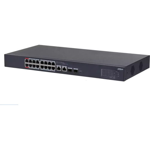 DAHUA CS4220-16GT-135, 16Port, Gigabit, PoE 135W, 2 Port Gigabit Uplink, 2 Port SFP Gigabit Combo, Cloud Yönetilebilir, Switch
