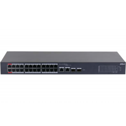 DAHUA CS4226-24ET-240, 24Port, Megabit, PoE 240W, 2 Port SFP Gigabit Combo, Cloud Yönetilebilir, Switch