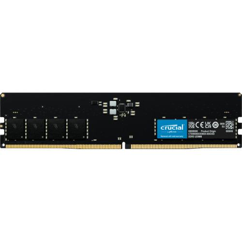 CRUCIAL CT16G48C40U5, 16Gb, 4800Mhz, DDR5, 1.1V, CL40, Desktop RAM (By Micron)