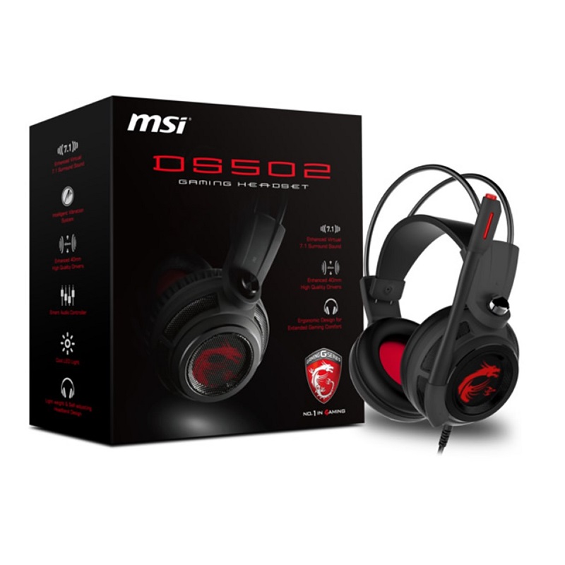 MSI GG DS502 7.1 LED Oyuncu Kulaklığı