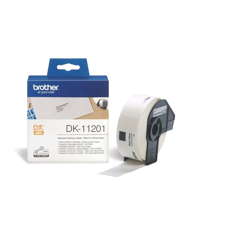 BROTHER P-TOUCH DK-11201 DK ETİKET STANDART ADRES ETİKETİ 29MM X 90MM 400 ADET