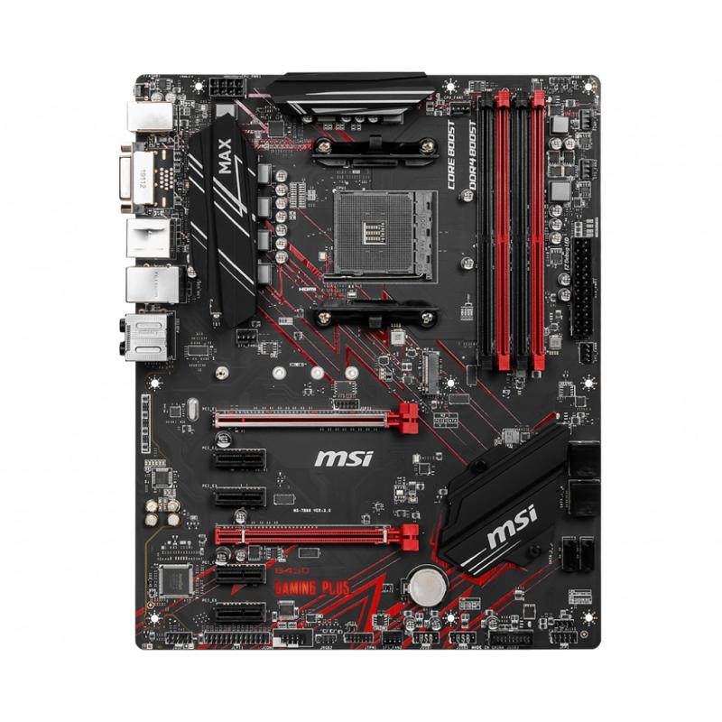 MSI B450 GAMING PLUS MAX DDR4 SATA3 M2 PCIE NVME HDMI PCIe 16 AM4 ATX