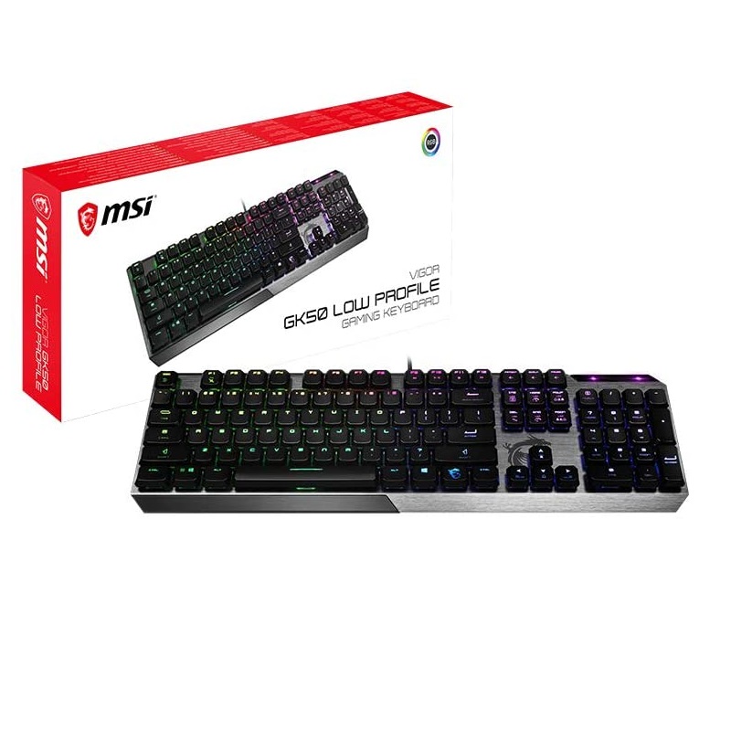 MSI GG VIGOR GK50 Düşük Profil Mekanik Oyuncu Klayvesi