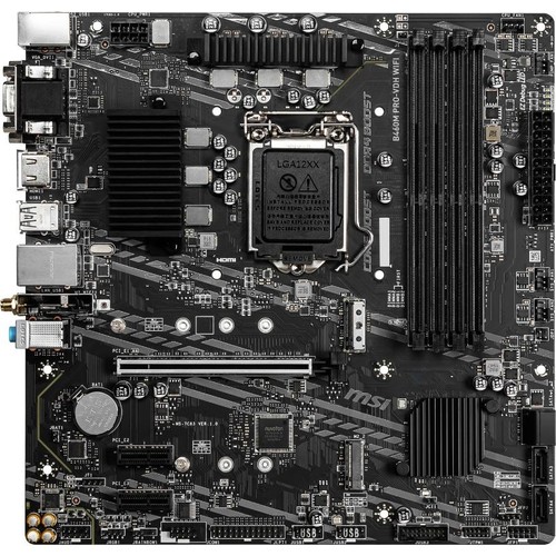 MSI MAG B460M PRO-VDH WIFI DDR4 SATA3 M2 PCIE NVME DVI HDMI PCIe 16X v3.0 1200p mATX