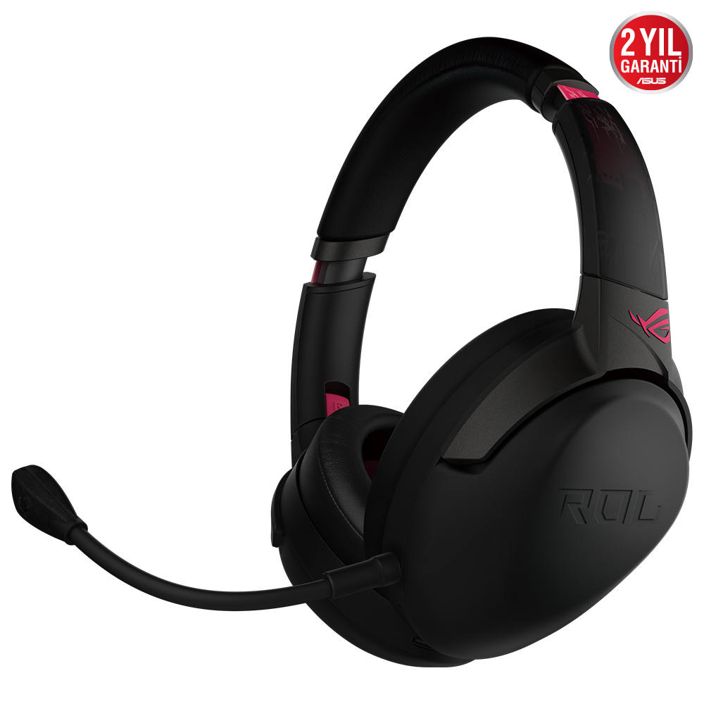 ASUS Rog Strix Go 2.4 Electro Punk Oyuncu Kulakliği Pc/Mac/Ps4 2.4Ghz Kablosuz Baglantı
