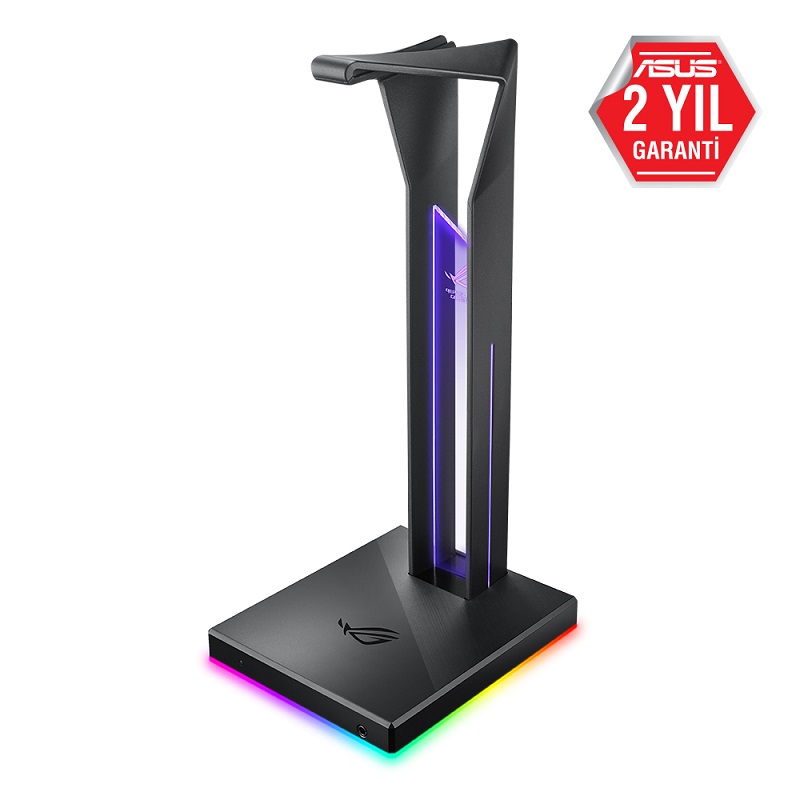 ASUS ROG THRONE 7.1 SURROUND SES ÇİFT USB 3.1 YUVASI VE AURA SYNC DESTEKLİ KULAKLIK STANDI