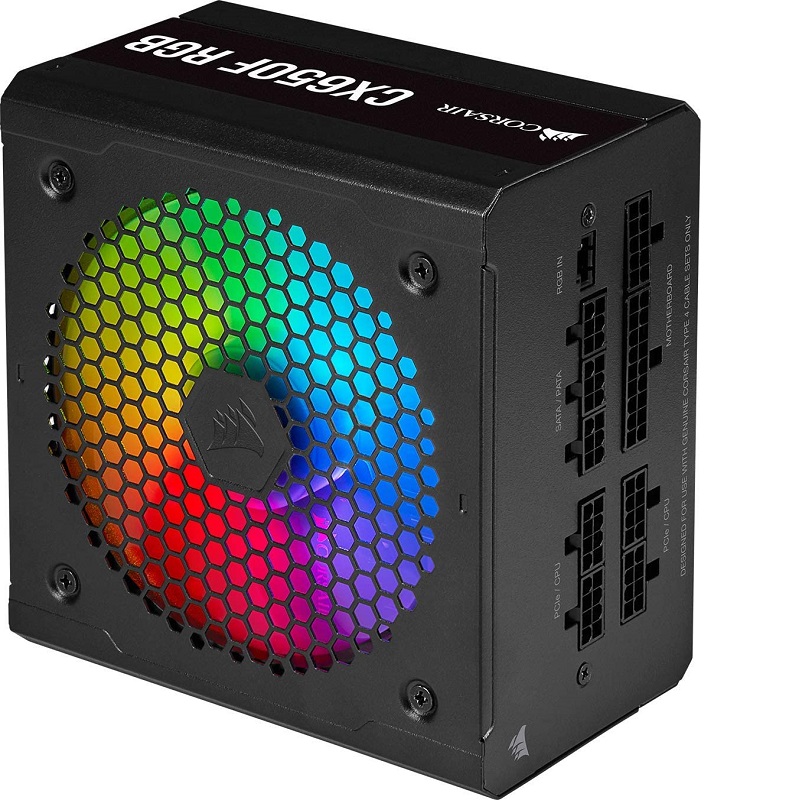 CORSAIR 650W 80+ BRONZE CP-9020217-EU CX650F TAM MODULER RGB POWER SUPPLY