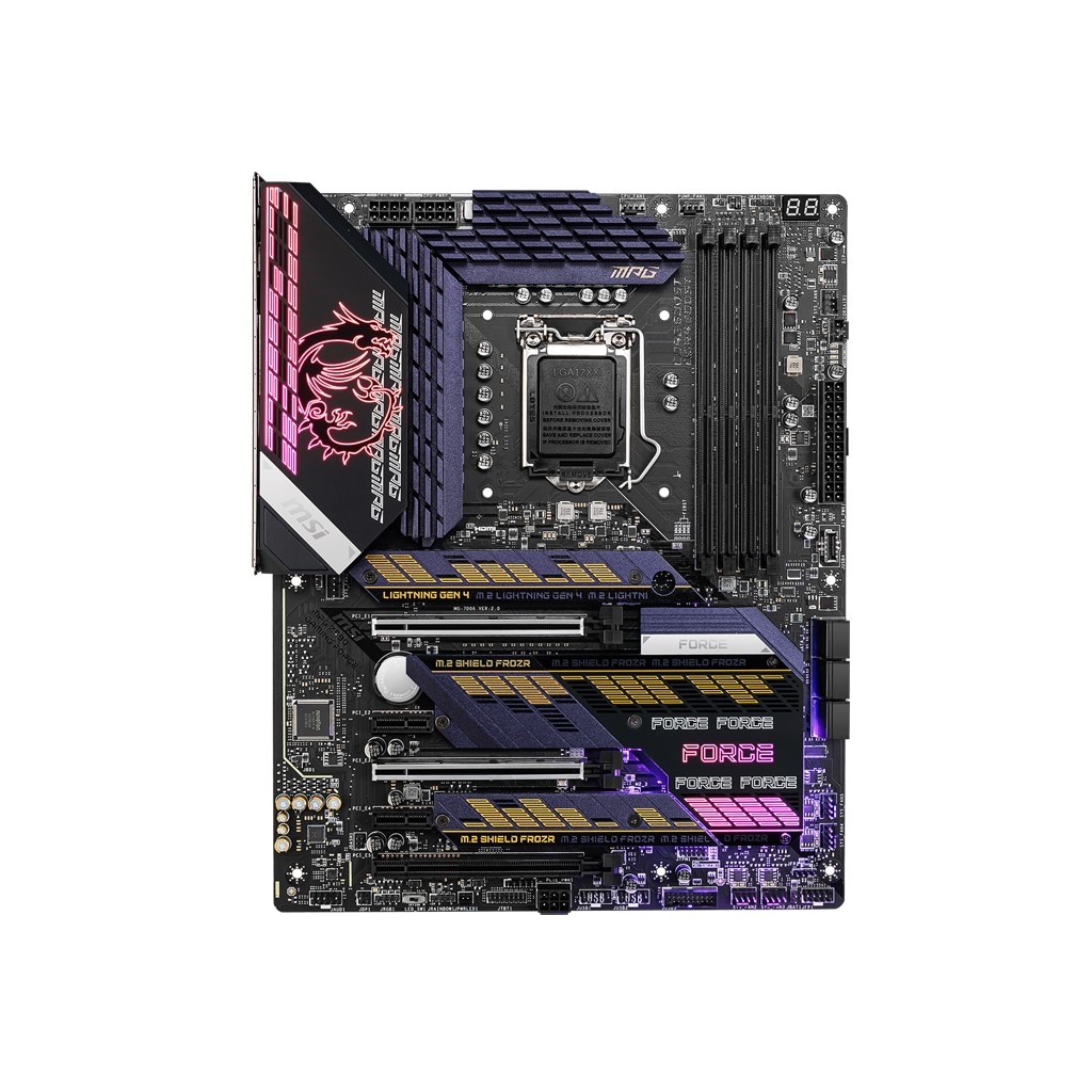 MSI MPG Z590 GAMING FORCE DDR4 M2 PCIE NVME HDMI-DP PCIE 16x v4.0 1200p ATX