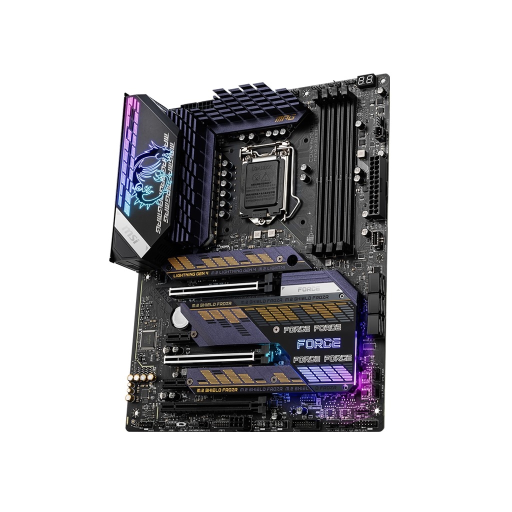 MSI MPG Z590 GAMING FORCE DDR4 M2 PCIE NVME HDMI-DP PCIE 16x v4.0 1200p ATX
