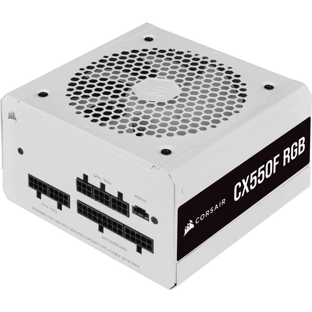 CORSAIR 550W 80+ BRONZE CX550F CP-9020225-EU Tam Modüler Power Supply Beyaz