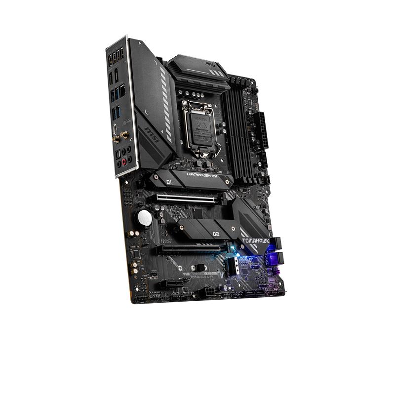 MSI MAG B560 TOMAHAWK WIFI DDR4 M2 PCIE NVME HDMI-DP PCIE 16x v4.0 1200p ATX