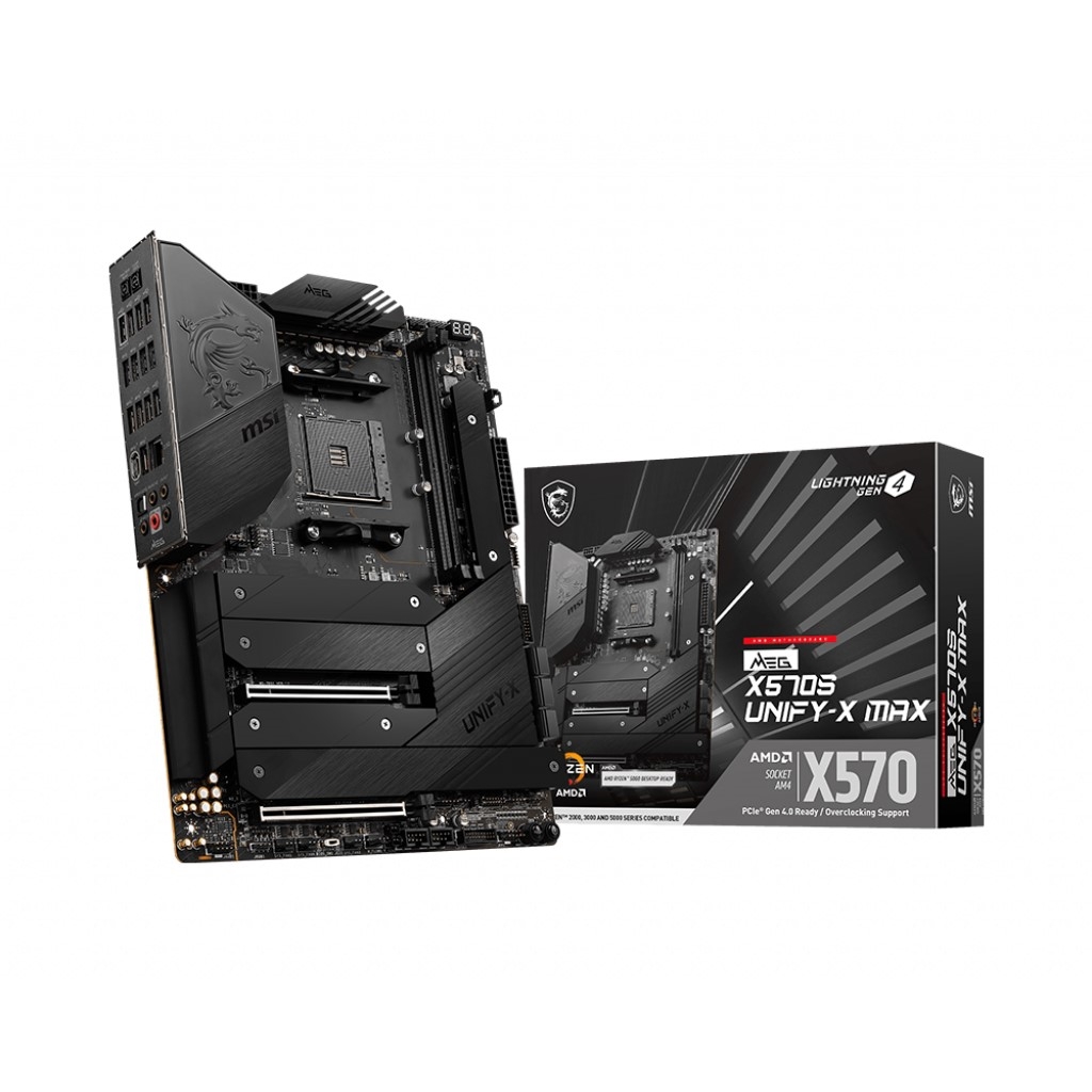 MSI MEG X570S UNIFY-X DDR4 M2 NVME PCIE 16X v4.0 AM4 ATX
