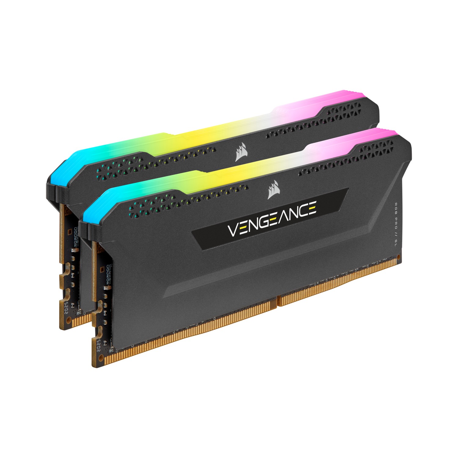 CORSAIR 16GB (2X 8GB) DDR4 3600MHZ CL18 DUAL KIT PC RAM VENGEANCE RGB PRO SL CMH16GX4M2D3600C18