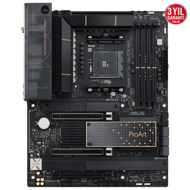 ASUS PROART X570-CREATOR WIFI HDMI-DP-THUNDERBOLD M2 PCIE NVME AM4 PCIE 16X v4.0