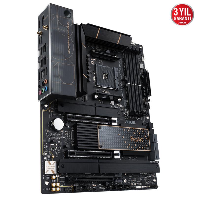 ASUS PROART X570-CREATOR WIFI HDMI-DP-THUNDERBOLD M2 PCIE NVME AM4 PCIE 16X v4.0
