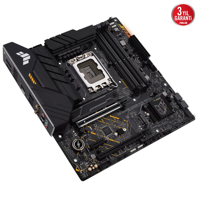 ASUS TUF GAMING B660M-PLUS WIFI D4 DDR4 HDMI-DP M2 NVME PCIE 16X v4.0 1700p mATX