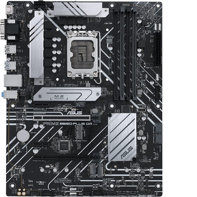 ASUS PRIME B660-PLUS D4 DDR4 HDMI M2 NVME PCIE 16X v4.0 1700p ATX