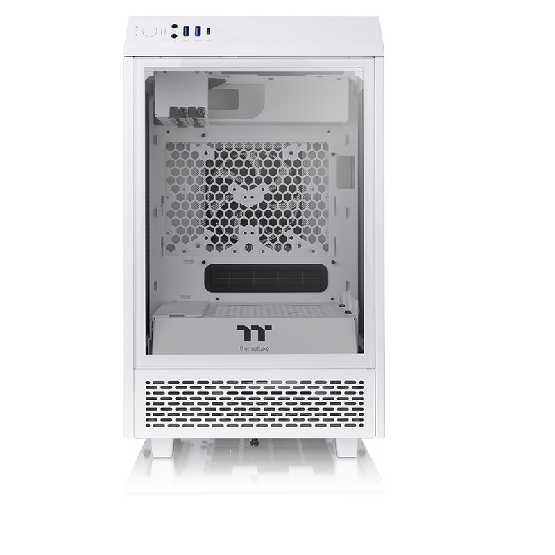 THERMALTAKE THE TOWER 100 Gaming mini ITX PC Kasası Beyaz CA-1R3-00S6WN-00