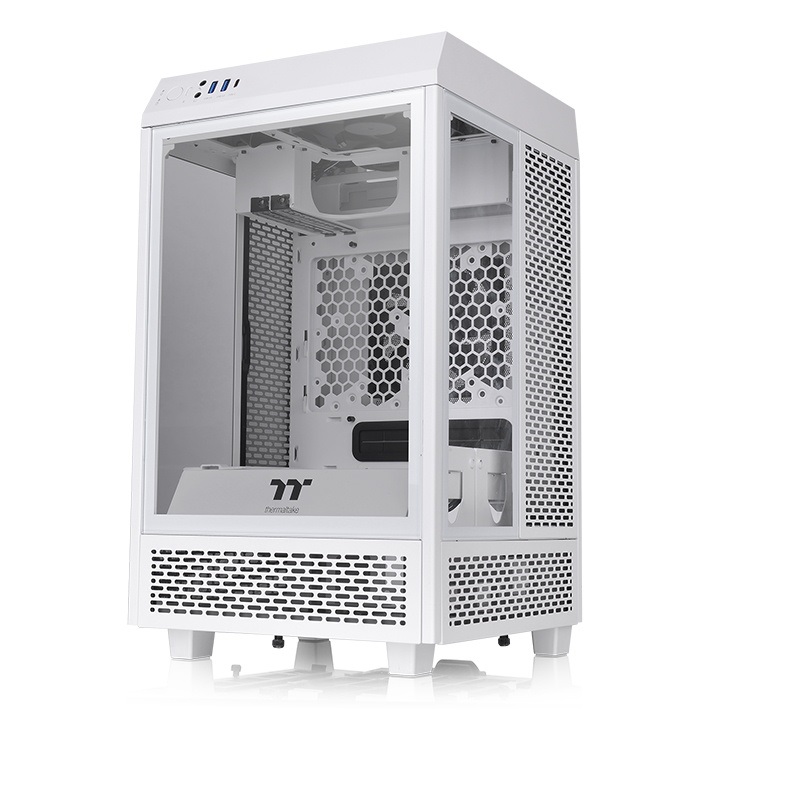 THERMALTAKE THE TOWER 100 Gaming mini ITX PC Kasası Beyaz CA-1R3-00S6WN-00