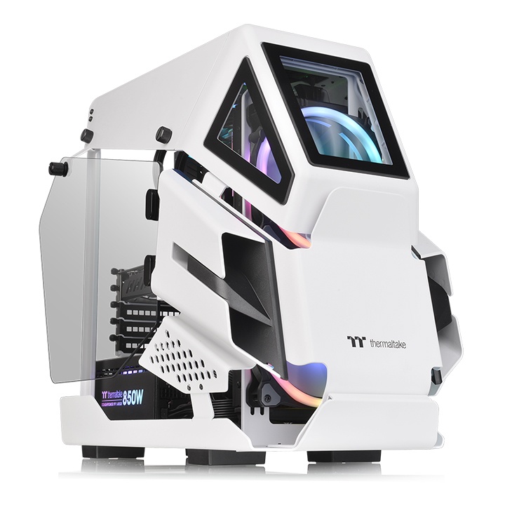 THERMALTAKE POWERSIZ AH T200 RGB GAMING PC KASASI mATX BEYAZ CA-1R4-00S6WN-00