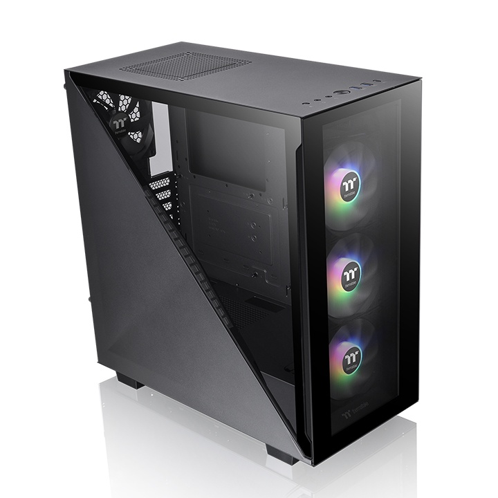 THERMALTAKE POWERSIZ DIVIDER 300 TG MID-TOWER PC KASASI SİYAH CA-1S2-00M1WN-01