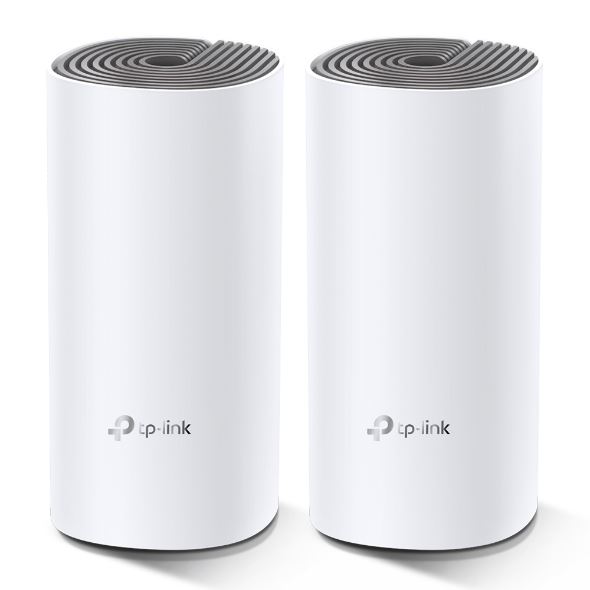 TP-LINK DECO E4-2P 1200mbps AC1200 Dual Band EV Ofis Tipi Mesh Router 2-li paket