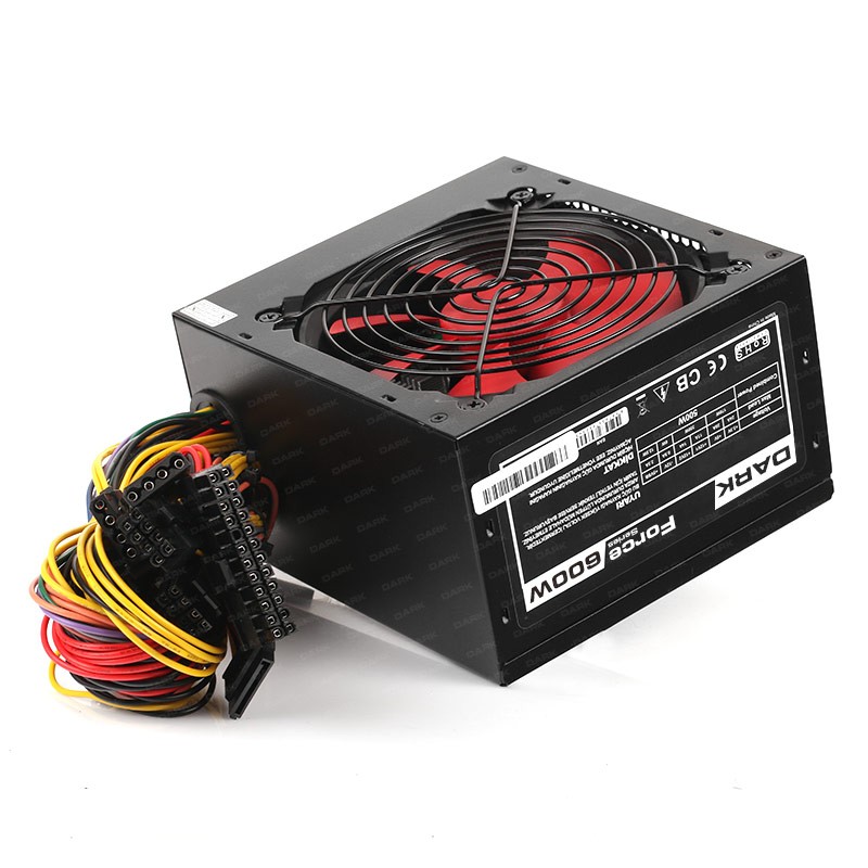 DARK FORCE 600W DKPS600S1 12CM FANLI POWER SUPPLY