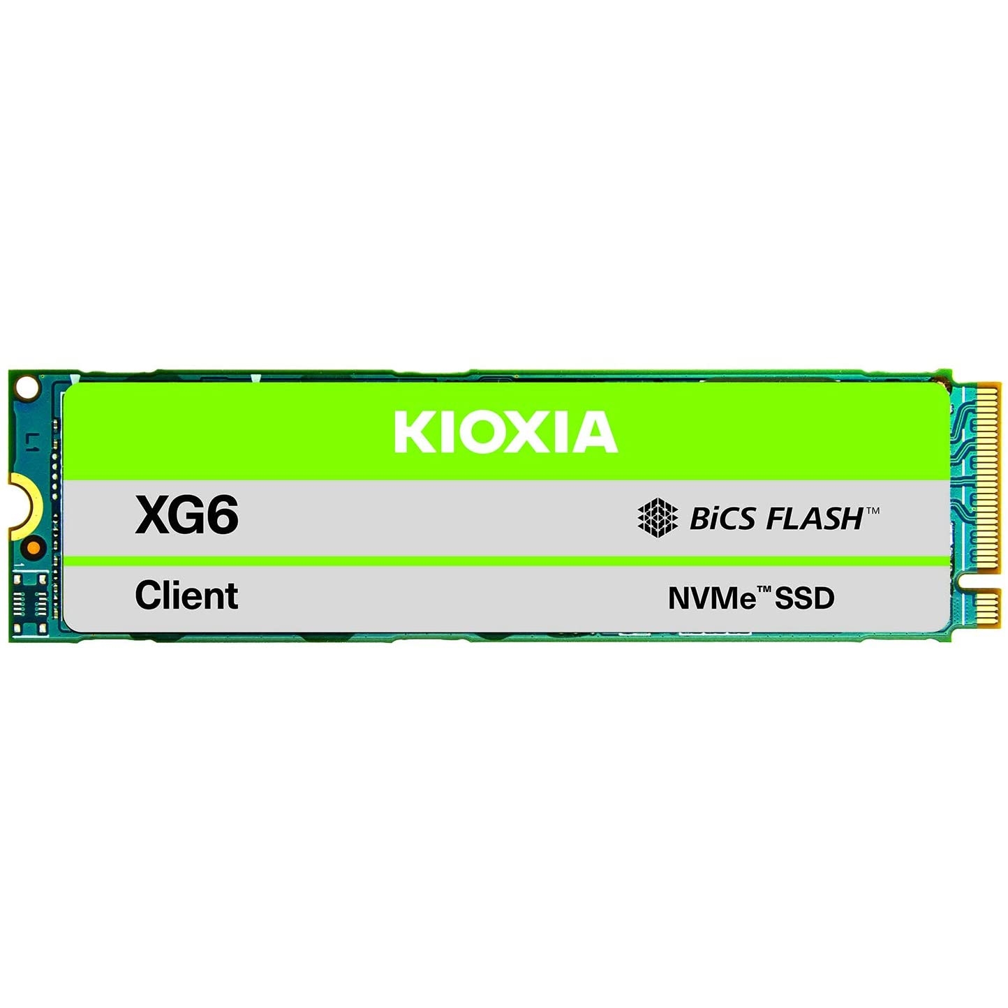 KIOXIA 256GB XG6 M.2 2280 3D PCIe 3.1a NVME 3050/1550MB/S