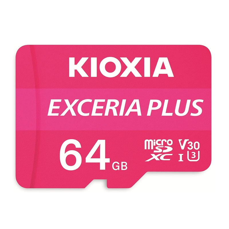 KIOXIA 64GB EXCERIA PLUS microSD Hafıza Kartı LMPL1M064GG2