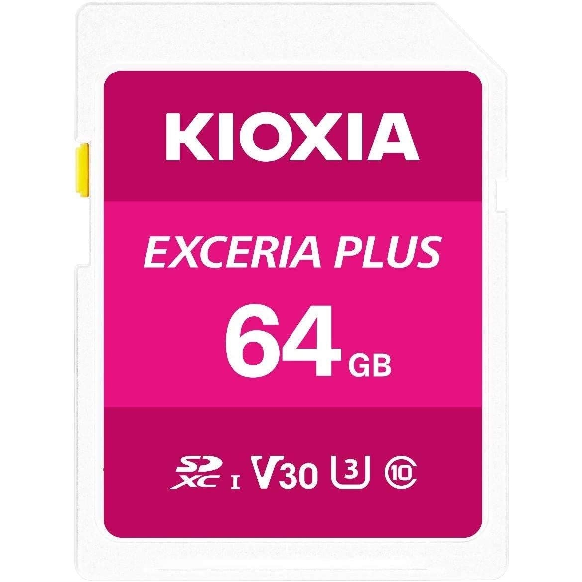 KIOXIA LNPL1M064GG4 64GB NormalSD EXCERIA PLUS C10 U3 V30 UHS1 R98 Hafıza kartı