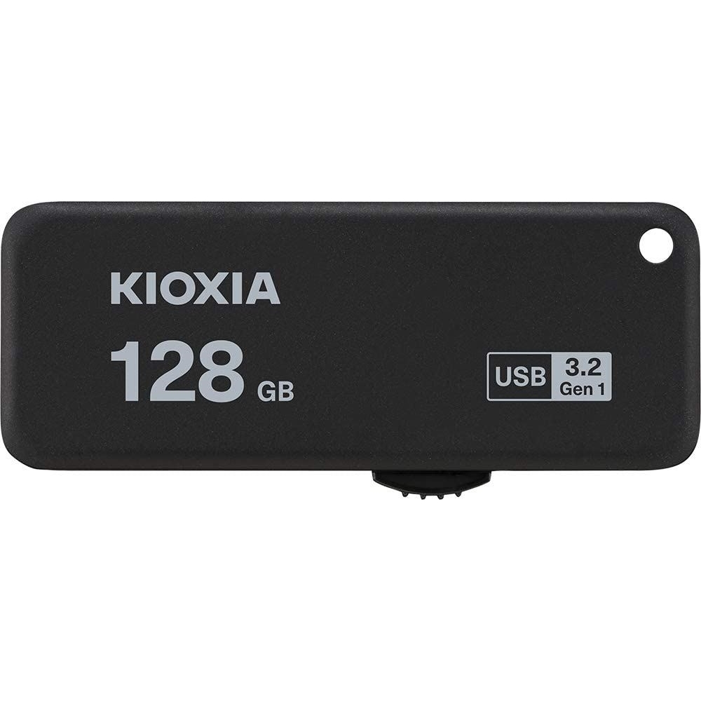 KIOXIA 128gb USB 3.2 U365 Siyah Taşınabilir Bellek LU365K128GG4
