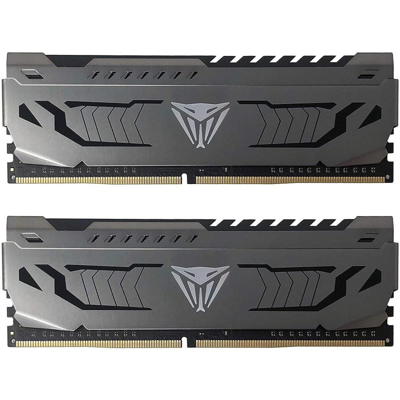 PATRIOT 16GB (2X 8GB) DDR4 3200MHZ DUAL KIT PC RAM VIPER STEEL PVS416G320C6K