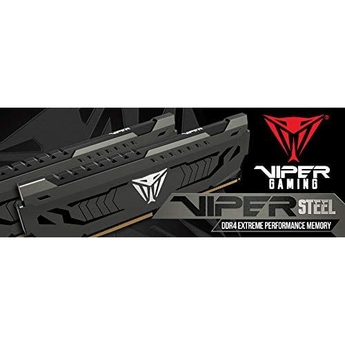 PATRIOT 16GB (2X 8GB) 4000MHZ CL19 DUAL KIT PC RAM VIPER STEEL PVS416G400C9K