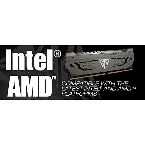 PATRIOT 16GB (2X 8GB) DDR4 4133MHZ CL19 DUAL KIT PC RAM VIPER STEEL PVS416G413C9K