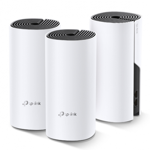 TP-LINK DECO-E4, AC1200, Üçlü Mesh, 1200Mbps, Dual Band, 2Port Megabit Lan, 370m2 Çekim Alanı, Router, Geniş Alan İnternet Ağı Sağlayıcısı