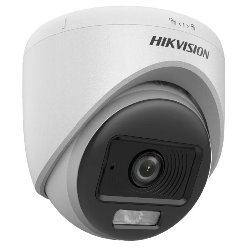 HIKVISION DS-2CE70DF0T-LPFS, 2Mpix, 2.8mm Lens, 20Mt Gece Görüşü, ColorVu, Dual-Light, Dahili Mikrofon, Dome Kamera